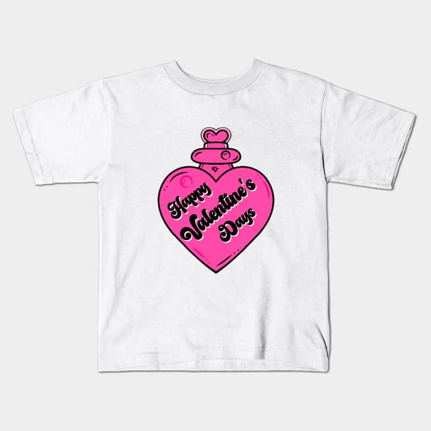 Valentine happy Kids T-Shirt by Cahya. Id